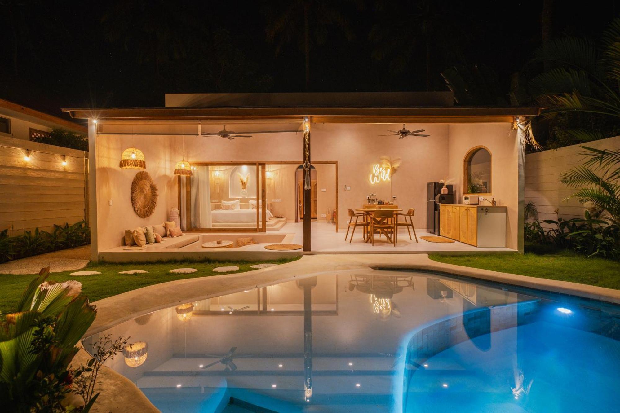 Gili Boho Villas - Aesthetic Private Pool Villas Gili Trawangan Kültér fotó